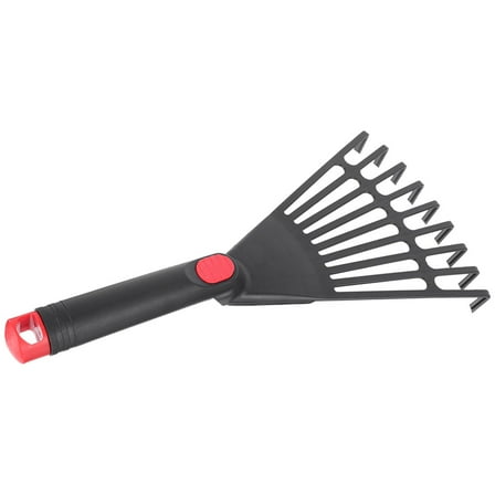 UPOUART Small Plastic Hand Rake for Gardening, Garden Tool with Simple Design for Adults