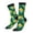 3 Black, variant on Tropical Fruit Pattern Sport Socks for Women and Men Crew Socks Sporty Calf Socks Casual Socks
