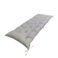 thumbnail image 4 of colaxi Garden Bench Cushion Rectangle -bank -pad -gifts, Comfortable Seat Cushion Terrace Pillow for Furniture in The Open Liebeseat Terrace Stool Light Gray, 4 of 9