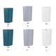 thumbnail image 2 of Cateissary Cubo de basura moderno: amplia aplicación en el baño o el dormitorio Bien sellado para bloquear el bote de basura con tapa de olor Suministros de limpieza para el hogar Gris (12.2L), 2 of 6