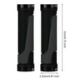 thumbnail image 5 of Hyasfey 1 Pair Bicycle Handlebar Grip Cover Non-slip Rubber Heavy Duty Universal MTB Road Mountain Bike Handle Grip Sleeve Bicycle Accessories, 5 of 7