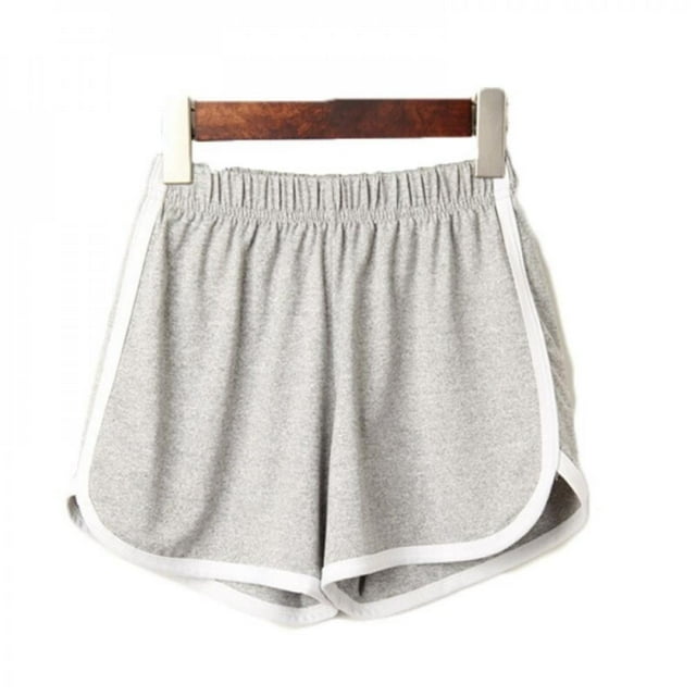 MesaSe Short d'Été Chaud de Rue Décontracté pour Femme Short pour Femme Polyvalent Ample Uni Doux Coton Décontracté Short Extensible pour Femme Grande Taille F1