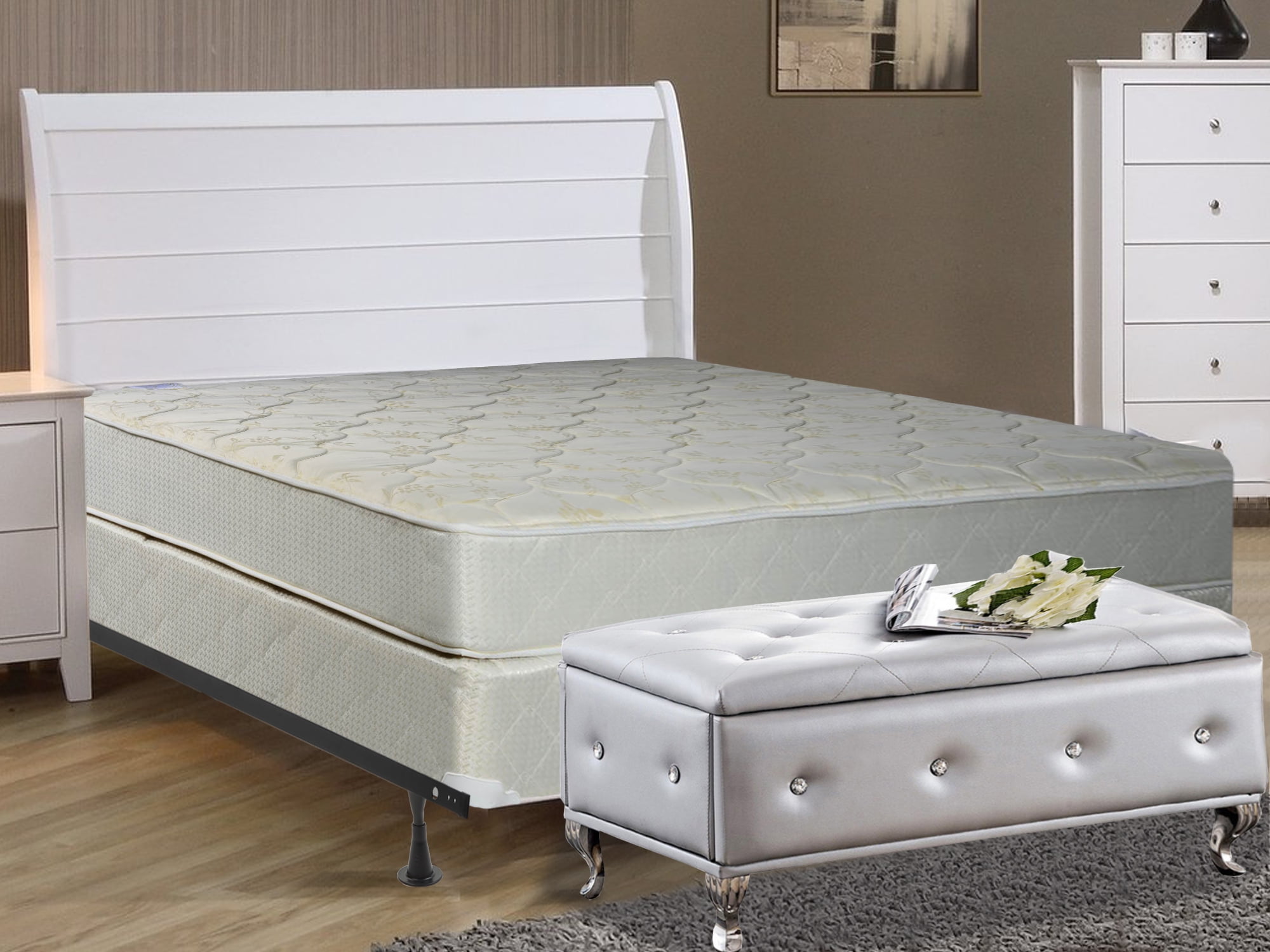 Continental Sleep, 9-inch Fully Assembled Innerspring Mattress and 8