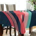 thumbnail image 5 of Yayeee Tablecloths 60" x 60" Rectangle Wrinkle Resistant Party Table Cover, Pink Geometric, 5 of 8