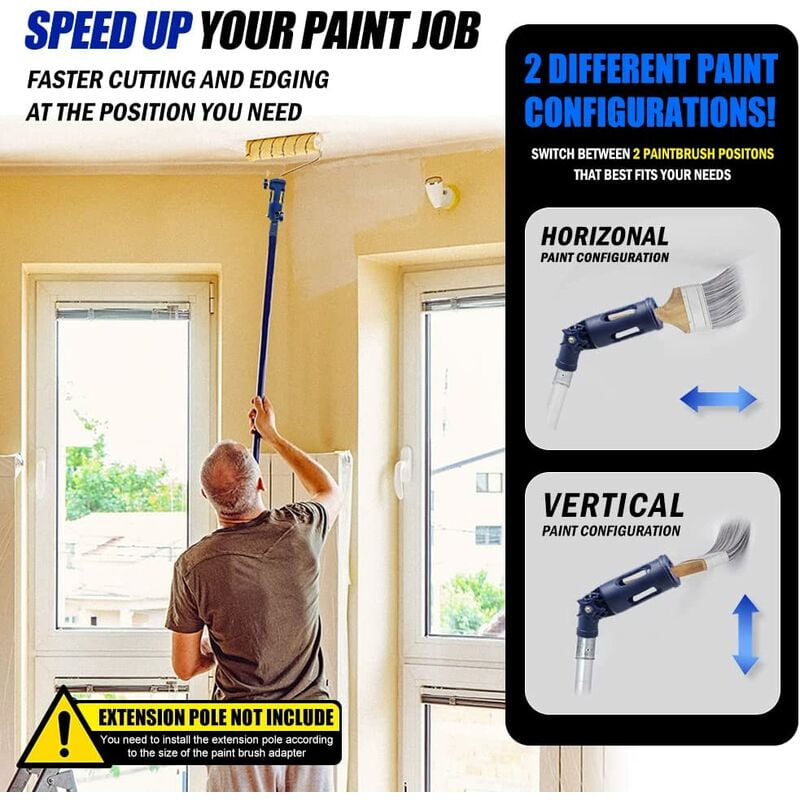 Rodillo Pintura Pared Adaptador Para Rodillo De Pintura Soporte