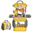 thumbnail image 1 of Kids Tool Table Set Plastic Funny Detachable Repair Tool Toy Workbench Toy, 1 of 10