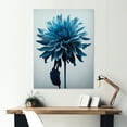thumbnail image 2 of Designart Hyperrealistic Blue And White Flower III Canvas Wall Art, 2 of 5