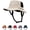 Khaki, variant on Mens Womens Surf Bucket Hat Waterproof UPF50+ Foldable Beach Sun Hats