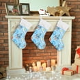 thumbnail image 7 of Coolnut 17.7 Inch Christmas Stockings, 1 PCS Cartoon Space Pattern Presonalized Large Stocking Sock for Family Holiday Xmas Party Decorations, 7 of 7