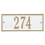 1230WG Hartford - Mini Wall - One Line in White/Gold