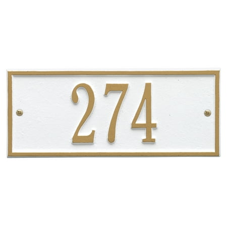 1230WG Hartford - Mini Wall - One Line in White/Gold