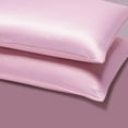 thumbnail image 4 of 2 Pack Soft Smooth Satin Silk Pillowcase Luxury Bed Pillow Case Cushion Cover, 4 of 17
