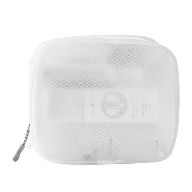 a refined and professional product description for your **1PC EVA Zipper Cosmetic Bag**:\n\n \n\n### **1PC EVA Zipper Cosmetic Bag – Portable Mesh Makeup