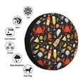 thumbnail image 4 of Naloa Seafood And Drinks PVC Leather Spare Tire Wheel Cover for Car Truck SUV Camper Trailer Universal Fit many size17 inch, 4 of 6
