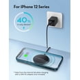 thumbnail image 5 of RAVPower Magnetic Wireless Charger 15W with  USB-C PD Adapter Set Portable for iPhone 13, Samsung Universal, 5 of 7
