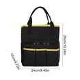 thumbnail image 3 of Garden Tool Bag, Gardening Tool Organizer Tote with Multiple Pockets Heavy Duty Garden Tool Storage Bag Portable Yard Work Handbag without Tools, 3 of 6