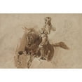 thumbnail image 2 of Eugène Delacroix 14x11 Gold Ornate Wood Frame and Double Matted Museum Art Print Titled - Armored Figure on Horseback (Recto) (C. 1828), 2 of 4