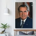 thumbnail image 5 of 37th President of The United States Richard Nixon Poster Poster Decorative Painting Canvas Wall Art Living Room Posters Bedroom Painting 12x18inch(30x45cm), 5 of 6