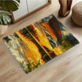 thumbnail image 5 of Latch Hook Rug Kit Little Boat Sunset Scene Pre-printed Handmade Carpet Crochet Yarn Craft DIY Hook and Latch Door Mat Tapestry for Home Floor Decoration 52x38cm-1, 5 of 8