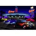thumbnail image 2 of Art.com Galaxy Diner Art Print by Helen Flint, 18" x 12", 2 of 4