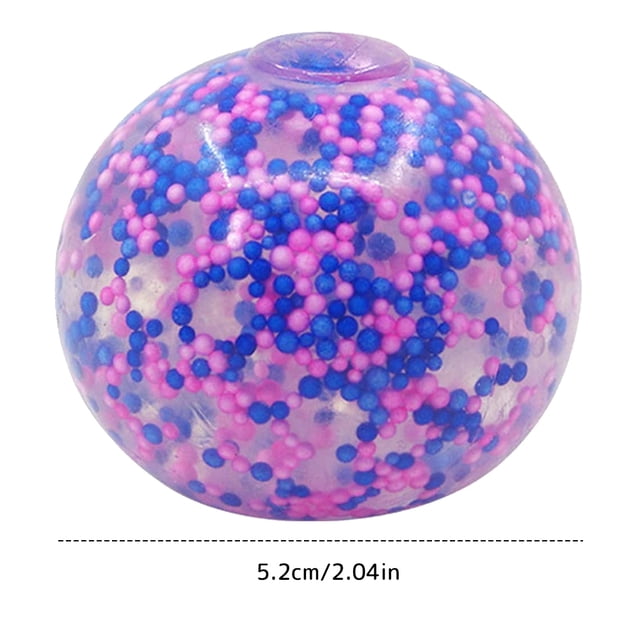 Stress Reliever Ball Squeeze Squishy Ball Toy Bolas para aliviar el estrés Juguetes Juguetes para la ansiedad Aliviar la tensión de la ansiedad y mejorar el enfoque para niños adultos Muyoka Juguetes