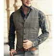 thumbnail image 2 of 1PCS men's suit vest--black, 2 of 5