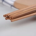 thumbnail image 2 of ACDANC 2026 New Chopsticks Bamboo Light Brown 4Pcs 12.6X0.8X0.4In Extra Long Chomping Chopsticks for Sushi, Noodles, Rice, Hot Pot, 2 of 7