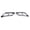 Silver, variant on BIMZUC 1 Pair Rear Exhaust Muffler Tail Pipe Cover Trim Glossy Black Replacement for Benz E-Class W214 AMG-Line 2023+ Car Exterior Accessories (11.81 inches / 30 cm)