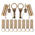 thumbnail image 1 of GARVALON 10 Ensembles Embouts de Cordon de Remplacement à Cordon Bronze pour Projets de Personnalisation, 1 of 4
