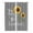 Gray, variant on 2 Panels Kitchen Tier Curtains 39 Inch Length, Sunflowers Grommets Window Treatment Curtain, Classic Bee You Are My Sunshine Black Thermal Curtains Drapes for Living Room/Bathroom