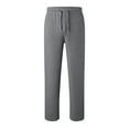 thumbnail image 4 of Caqnni Men's Cargo Pants with Pockets Men's Cargo Cargo Pocket Outdoor Cargo Pants Fleece Cargo Pants Athletic Lounge Pants (Z04-Grey,3XL), 4 of 8