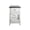 White+Black, variant on HOQBN Farmhouse End Table with Charging Station, Nightstand with Barn Door and Drawer, Bedside Table for Bedroom Living Room, White Black