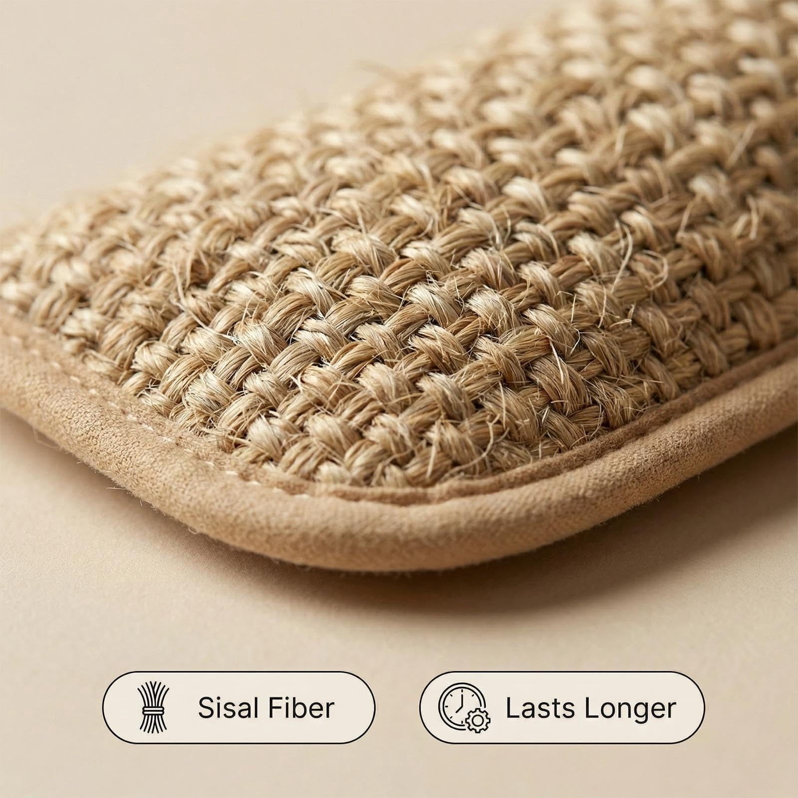Cystone Cat Toy, Interactive Catnip Chew Toy, Durable 12 Inches Catnip Kicker Soft Sisal Pillow with Organic Catnip for Kittens and Adult Cats for Indoor Scratching, Chewing & Teething