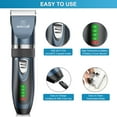 thumbnail image 5 of oneisall Dog Clippers 50db Low Noise, 2-Speed Quiet Dog Grooming Kit Rechargeable Cordless Pet Hair Clipper Trimmer Shaver for Small and Large Dogs Cats Animals - Navy, 5 of 7