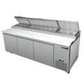 thumbnail image 4 of Maxx Cold Food Service Pizza Prep Table 30.87 Cubic Ft Commercial Refrigerator, Stainless Steel, 4 of 4
