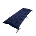 thumbnail image 2 of oshhni Garden Bench Cushion Patio Cushion Soft Comfortable with PP Cotton Seat Pad Rectangle for Settee Lounger Patio Chair Loveseat Blue, 2 of 9
