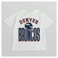 thumbnail image 4 of Women's Gameday Couture  White Denver Broncos Oversized Classic Fierce Focus T-Shirt, 4 of 4