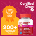 thumbnail image 2 of SmartyPants Digestive Probiotic & Prebiotic Gummies, 6 Billion CFUs, 60 Ct, 30-Day Supply, 2 of 9