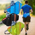 thumbnail image 2 of Running Bag Sports Women Fanny Pack Men Waist Belt Purse Mobile Phone Pocket Case Gym Cycling Hiking Walk with Water Bottle Bags (Green color), 2 of 7