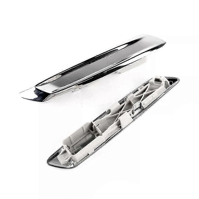 1Pair Chrome Exterior Front Fender Trim Strip Cover for BMW F10 F11 2013-2016 Sedan 51137336645 5113