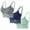 Gray, variant on 5 Pack Women's Lace Cami Top, Wireless Bralette Floral Non Padded Bandeau Bras with Spaghetti Straps