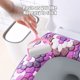 thumbnail image 5 of Bonita funda de inodoro bordada con cremallera | Tejido de poliéster suave | Fácil de limpiar e instalar | Diseño impermeable e higiénico, 5 of 6