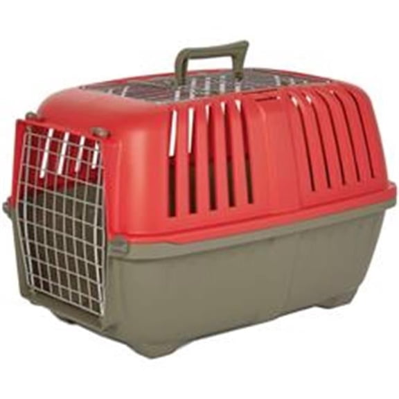 Midwest Homes for Pets 24 in. Spree Double Door Travel Pet Carrier, Red