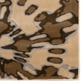 thumbnail image 3 of Milan Tybee Ivory Brown Area Rug 100% Polypropylene Modern Abstract Design 5x8, 3 of 6