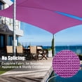 thumbnail image 4 of Yescom 2 Pack 13x10 Ft 97% UV Block Rectangle Sun Shade Sail HDPE Canopy Cover Net Yard, 4 of 11