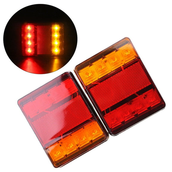 CIMAXIC trailer light Plastic Red 1 Pair