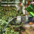 thumbnail image 2 of 1.5L Watering Can Stainless Steel Long Spout Watering Can Translucent Handheld Spraying Pot for Office Garden Indoor Outdoor Plants, 2 of 8