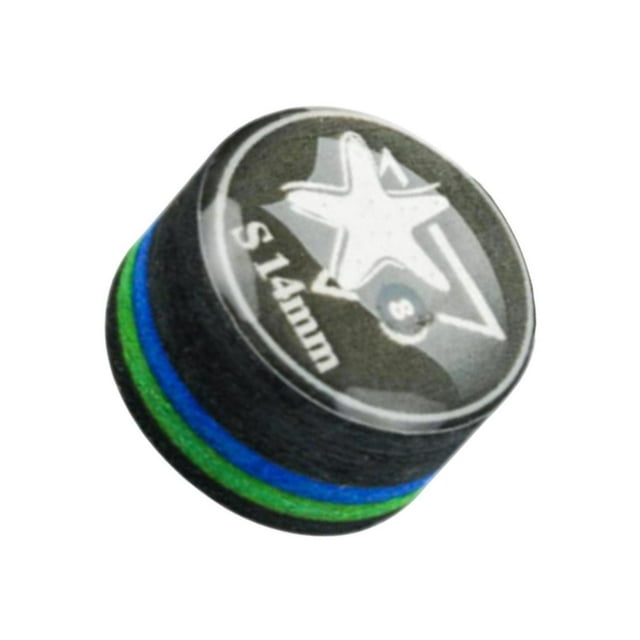 relayinert Embout de Queue de Billard 14mm Accessoires de Billard Professionnels Embout Universel pour Queue de Billard S Doux 14mm