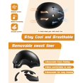 thumbnail image 4 of Juego de cascos de bicicleta para niños DARME, ajustables de 3 a 10 años con almohadillas, 4 of 7