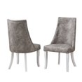 thumbnail image 1 of Benoit Contemporary Parsons Dining Side Chairs, White (Set of 2), 1 of 3